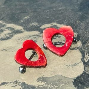 Broken Skateboards Nipple Piercings